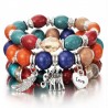 Multicolored pearl bracelet for women