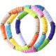 3 multicolored women's bracelets