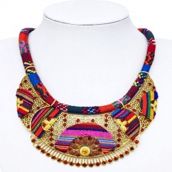 Collar Hippie Etnico multicolor