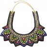Bohemian multicolored ethnic necklace