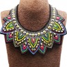 Collier ethnique bohème multicolore