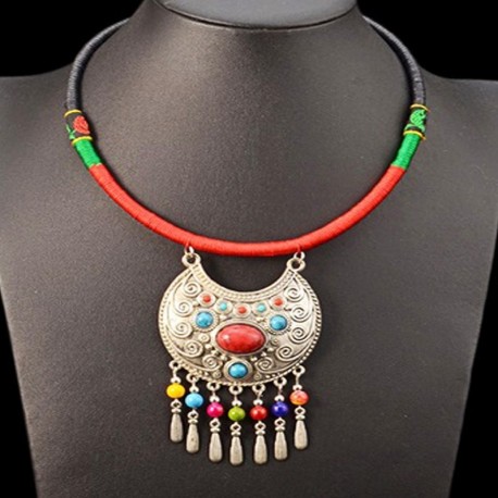 Vintage tribal ethnic necklace