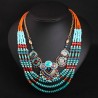 Bohemian ethnic Sarai necklace