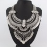 Collar vintage boho-chic de plata