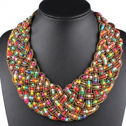 Elegante collana multicolore | Collana da donna