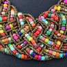 Elegante collana multicolore | Collana da donna