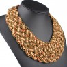 Multicolor Brown Pearls Necklace