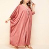 Chic pink kaftan dress