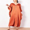 Chic orange kaftan dress