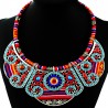 Collier bohème multicolore