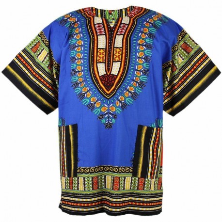Maglietta Dashiki Blu e Verde