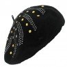 Berretto nero chic per donna