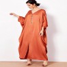 Robe caftan orange chic