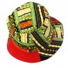 Ethnic Orange Dashiki Bucket Hat