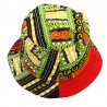 Ethnic Orange Dashiki Bucket Hat