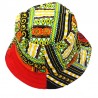Ethnic Orange Dashiki Bucket Hat