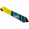 Yellow ethnic Dashiki tie for men
