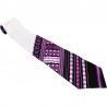 Cravate ethnique violet Dashiki pour homme