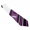 Corbata étnica Dashiki morada para hombre