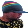 Bonnet casquette Rasta noir