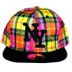 Casquette NY en madras