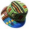 Chapeau bob ethnique vert Dashiki