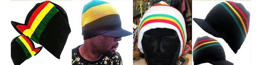 Rasta beanies hats and caps