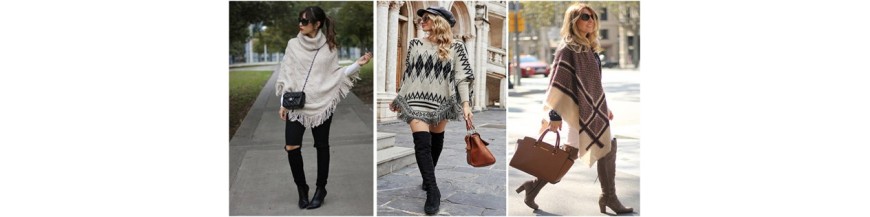 Ponchos femme