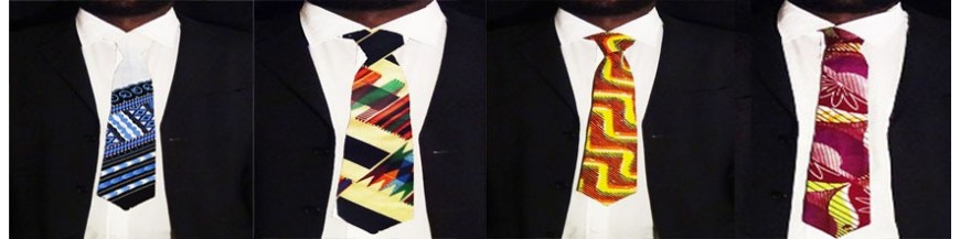 Cravates motifs ethniques