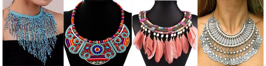 Boho-chic necklaces