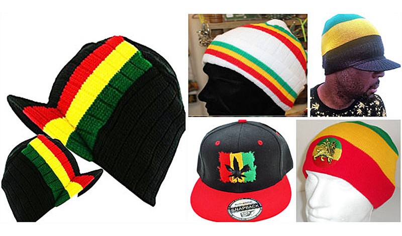 Rasta style store hat