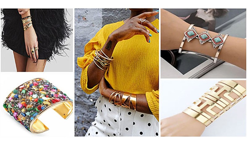 How to wear a cuff bracelet ?