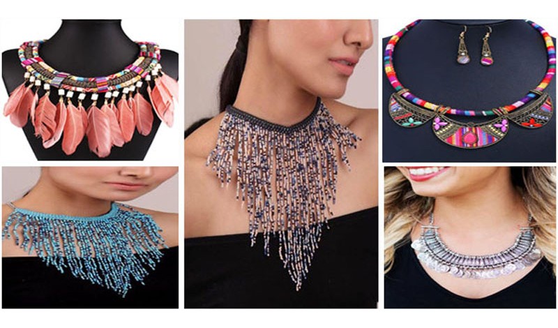 How to wear a boho necklace?