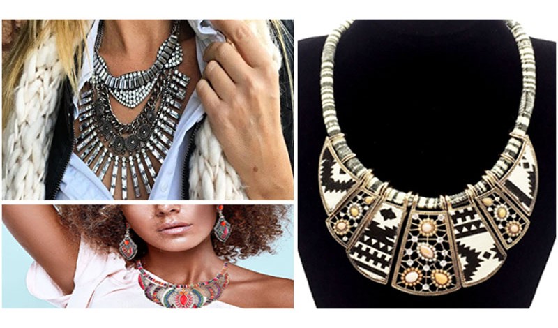 How to wear the ethnic necklace?