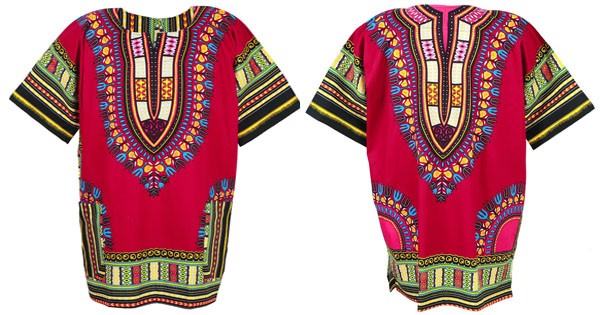 Camicia Dashiki rosa e maglietta | Yamado / Angelina