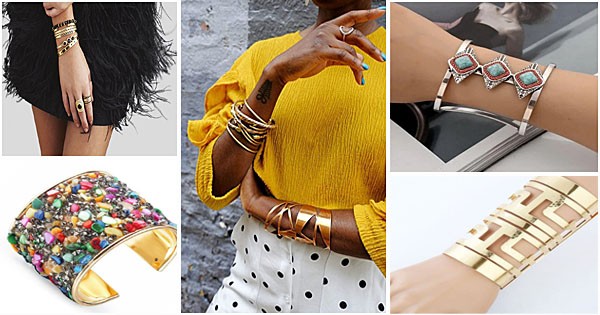 How to wear a cuff bracelet ?