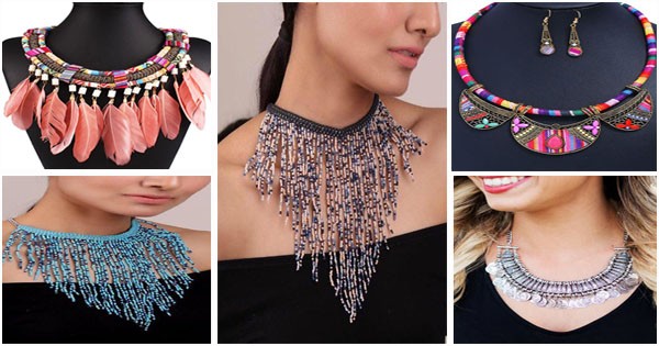 ¿Cómo llevar el collar bohemio?