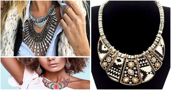 How to wear the ethnic necklace?