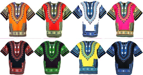 Camisetas Dashiki para mujer y hombre | colección
